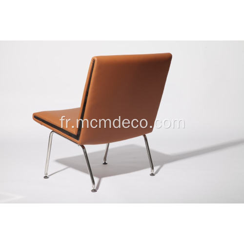 Chaise Airline CH401 en cuir véritable